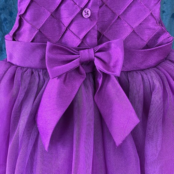 Cherokee Purple Party Dress 12M - Picture 4 of 6